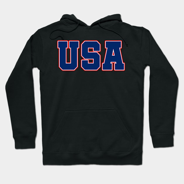 USA, America, American Hoodie by KAWAIITEE